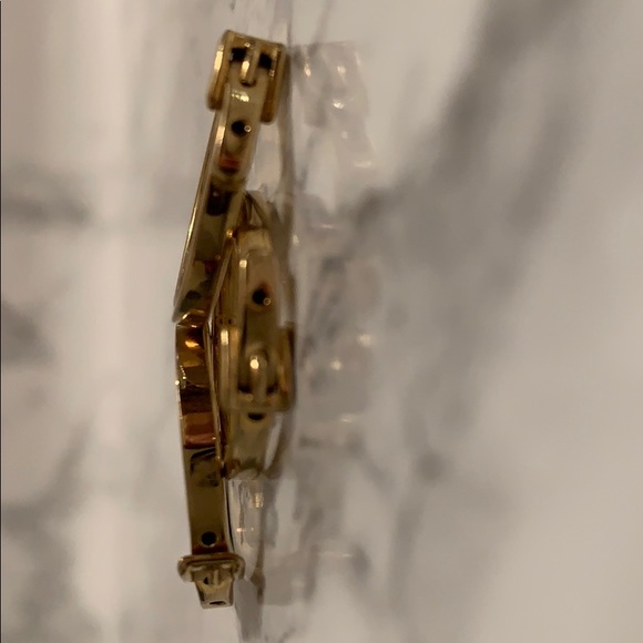 Gold stackable Michael Kors Belt Rings Set - Picture 4 of 5